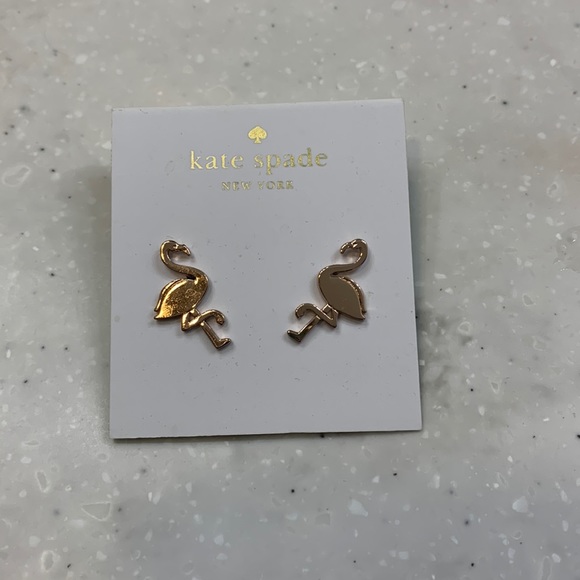 kate spade Jewelry - NWT flamingo studs
